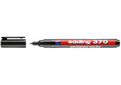 Viltstift edding 370 rond 1mm zwart