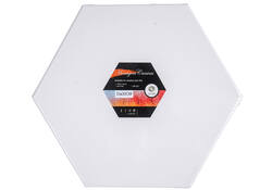 Canvas Conda Hexagon 30 cm gebleekt katoen