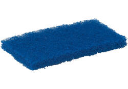 Schuurspons Vikan medium 125x245x23mm blauw nylon