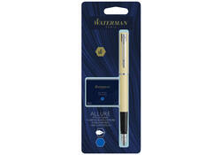 Vulpen Waterman Allure assorti pastel + inktpatronen Blauw