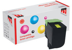 Tonercartridge Quantore alternatief tbv Lexmark 80C2SY0 geel
