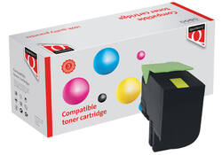 Tonercartridge Quantore alternatief tbv Lexmark 71B0H40 geel
