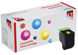 Tonercartridge Quantore alternatief tbv Lexmark 71B20Y0 geel