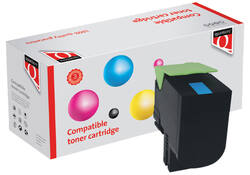 Tonercartridge Quantore alternatief tbv Lexmark 80C2HC0 blauw