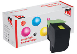 Tonercartridge Quantore alternatief tbv Lexmark 80C2HY0 geel