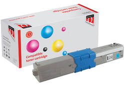 Toner Quantore alternatief tbv Oki 44973511 blauw