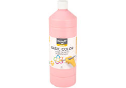 Plakkaatverf Creall basic roze 1000ml