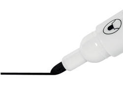 Viltstift Nobo whiteboard Glide rond zwart 2mm