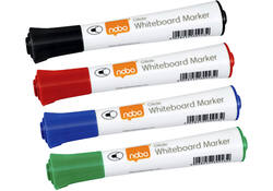 Viltstift Nobo whiteboard Glide rond assorti 2mm 10st