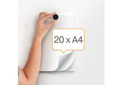 Magneet Nobo 38mm 2500gr zwart 10 stuks