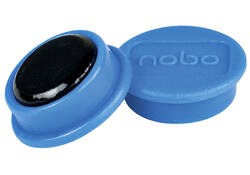 Magneet Nobo 24mm 600gr blauw 10stuks