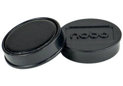 Magneet Nobo 32mm 800gr zwart 10stuks