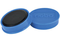 Magneet Nobo 32mm 800gr blauw 10stuks