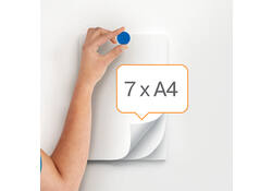 Magneet Nobo 32mm 800gr blauw 10stuks