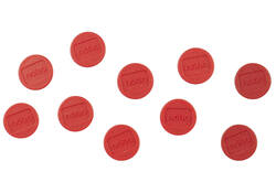 Magneet Nobo 24mm 600gr rood 10 stuks