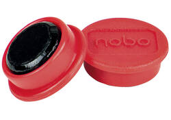 Magneet Nobo 24mm 600gr rood 10 stuks