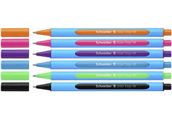 Balpen Schneider Slider Edge extra breed assorti etui à 6 stuks