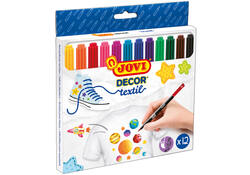 Textielstift Jovi assorti set à 12 stuks