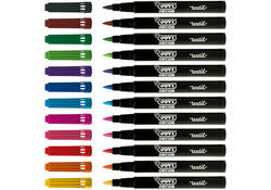 Textielstift Jovi assorti set à 12 stuks