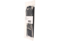 Inbindstrips IEZZY nylon 4.8x300mm D 81mm zwart