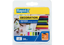 Lijmpatroon Rapid 7mm 5 kleuren assorti