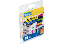 Lijmpatroon Rapid 7mm 5 kleuren assorti
