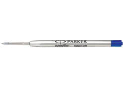 Balpenvulling Parker Quinkflow medium blauw blister à 3 stuks