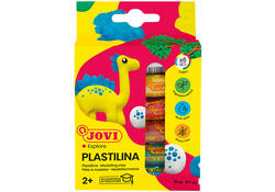 Boetseerklei Jovi plastalina 15gr standaard kleuren assorti etui à 6 stuks