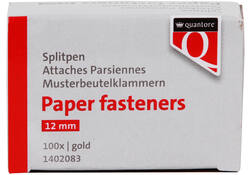 Splitpen Quantore 12mm 100 stuks goud