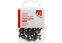 Push pins Quantore 40 stuks zwart