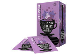 Thee Clipper infusion berry burst bio 25 zakjes
