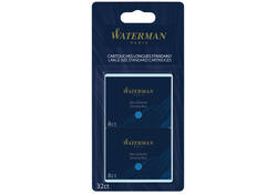 Inktpatroon Waterman internationaal Florida blauw blister à 10 stuks