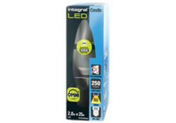 Ledlamp Integral E14 2700K warm wit 2W 250lumen