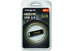 USB-stick Integral 3.0 Secure 360 256GB zwart