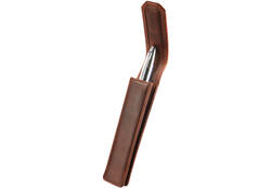 Pennenetui Maverick The Original 1delig leer bruin