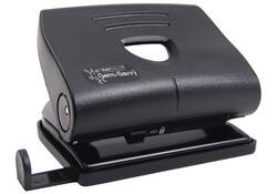 Perforator Rapesco PF8700B1 2-gaats Antibacterieel 22 vel Zwart
