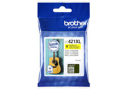 Inktcartridge Brother LC-421XLY geel