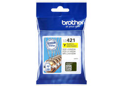 Inktcartridge Brother LC-421Y geel