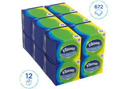 Facial tissues Kleenex kubus 3-laags 56stuks wit 8825