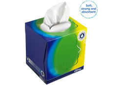 Facial tissues Kleenex kubus 3-laags 56stuks wit 8825