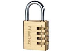 Hangslot Master Lock combinatieslot messing 40mm