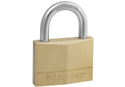 Hangslot MasterLock messing 50mm