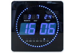 Wandklok Unilux Flo led 28cmx28cm