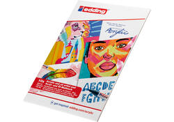 Olie- en Acrylblok edding 30010 A3 10 vel 300 gram wit