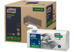 Reinigingsdoek Tork Cleaning W4 flexibel nonwoven 120st wit 510479