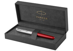 Rollerpen Parker Sonnet Sand Blasted Metal & Red Lacquer F
