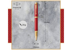 Rollerpen Parker IM Premium deep red GT fijn