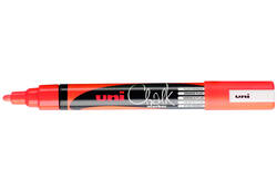 Krijtstift Uni-ball chalk rond 1.8-2.5mm fluor oranje