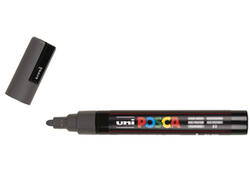 Verfstift Posca PC5M medium diepgrijs