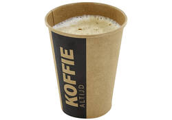Beker IEZZY Altijd Koffie 250ml Ø90mm 50 stuks